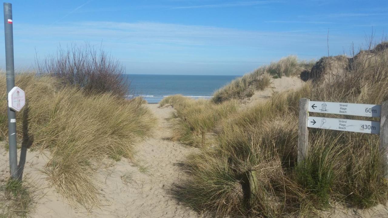 Beachstudio Westende With Sea View 米德尔克尔克 外观 照片
