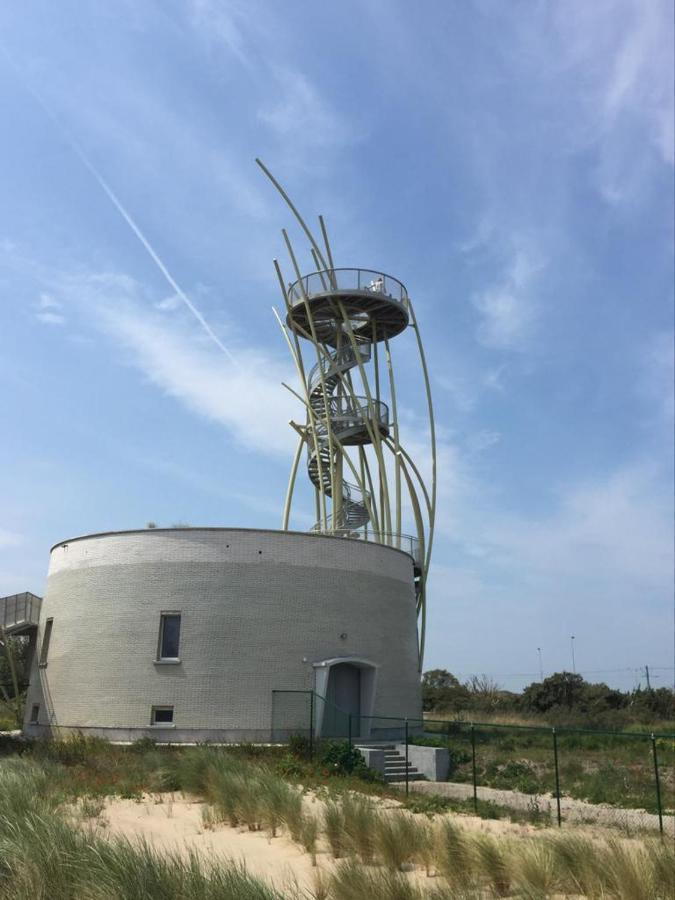 Beachstudio Westende With Sea View 米德尔克尔克 外观 照片
